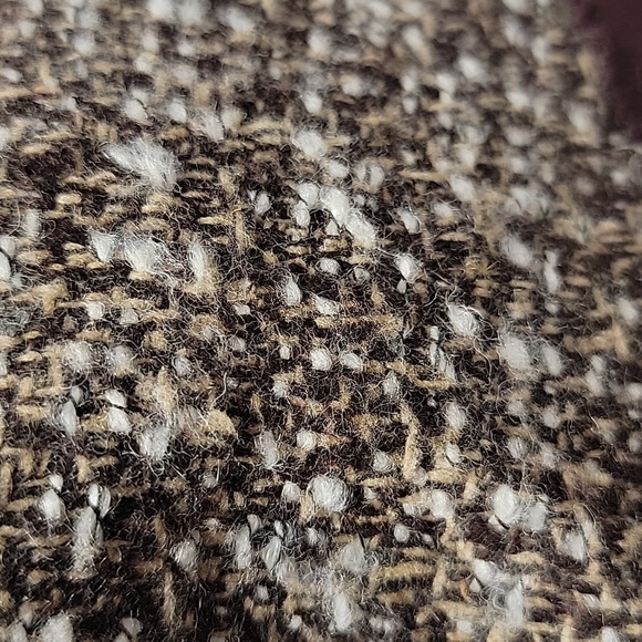 August Trilby Tweed Fedora Hat Brown Tan White Wool Floral Lining OS - Picture 11 of 13